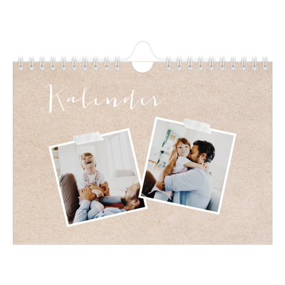 A5 Foto Kalender — Scrapbogs kalender [kalender forside]