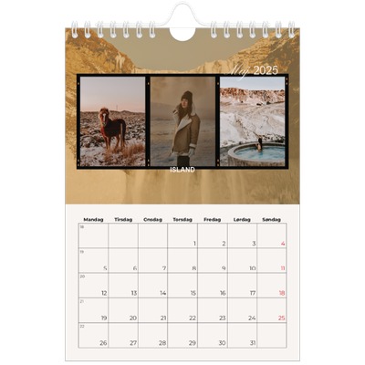 A5 Foto Kalender — Eventrylyst [kalender forside]