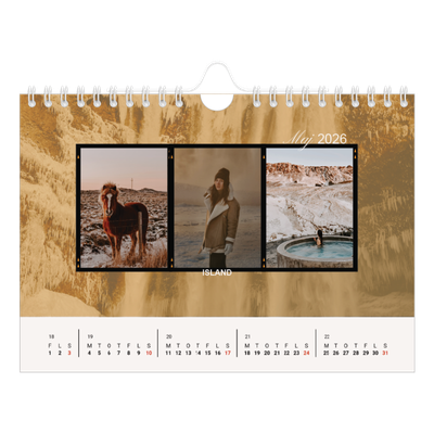 A5 Foto Kalender — Eventrylyst [kalender forside]
