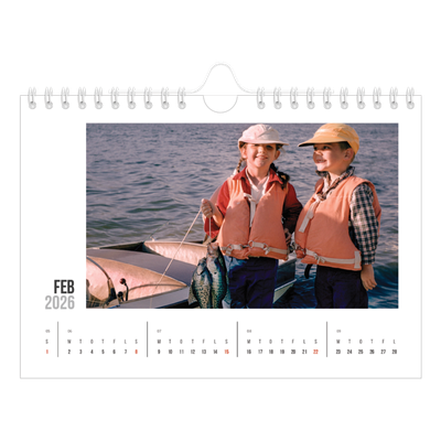 A5 Foto Kalender — Forkortet tekst [Februar]