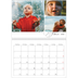 Fotokalender A4 dobbelt (30 x 40 cm) — Øjebliksbilleder og skrift [Februar]