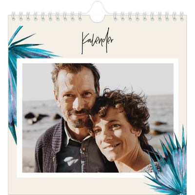 Årskalender kvadratisk — Malte blomster [kalender forside]