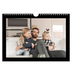 Fotokalender A4 — Sort ramme [kalender forside]