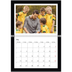 Fotokalender A4 dobbelt (30 x 40 cm) — Sort baggrund [kalender forside]