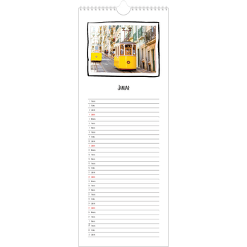 Køkkenkalender (15 x 40 cm) — Albums øjeblik