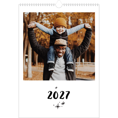 Årskalender A3 — Håndskrevet [kalender forside]