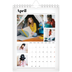 A5 Foto Kalender — Avisstil [April]