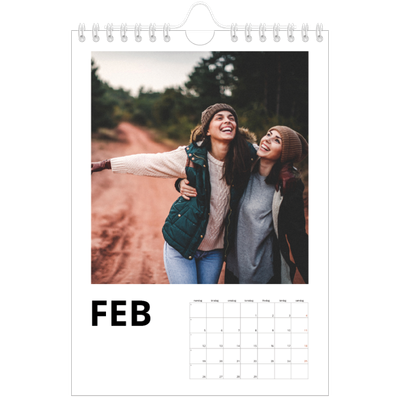 A5 Foto Kalender — White space [Februar]
