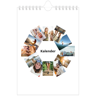 A5 Foto Kalender — Billedgitter [kalender forside]