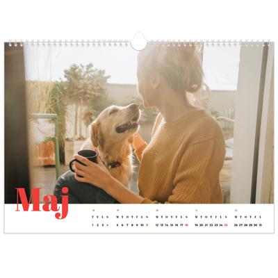 A3 Foto Kalender — Et fantastisk år [kalender forside]