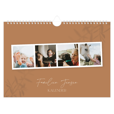 Fotokalender A4 — Nede på jorden [kalender forside]