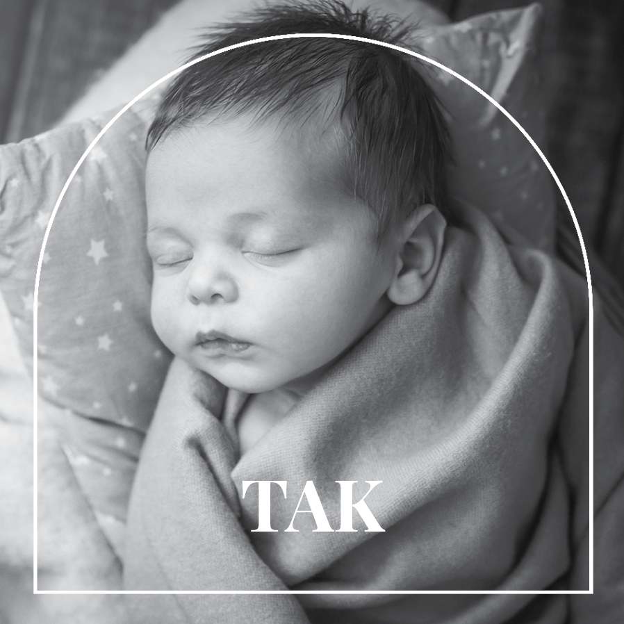 Takkekort — Moderne initial