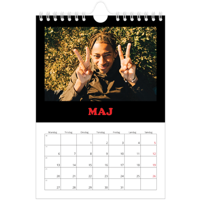 A5 Foto Kalender — Sjov type [kalender forside]