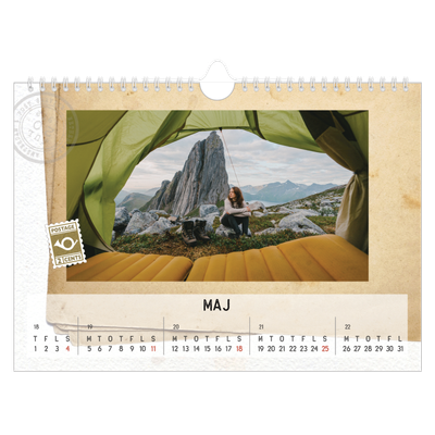 Fotokalender A4 — Parts unknown [kalender forside]