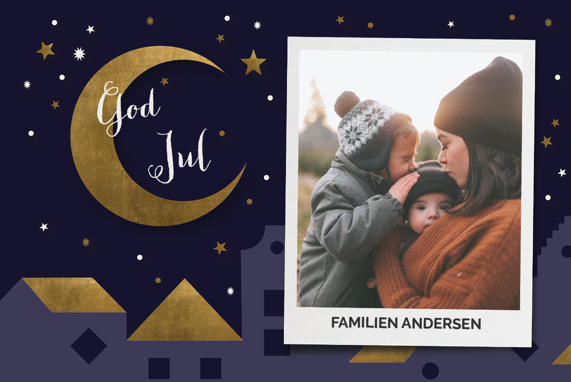 Kort — Måne og stjerner