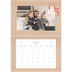 Fotokalender A4 dobbelt (30 x 40 cm) — Røde elementer [kalender forside]
