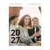 A5 Foto Kalender — Bogstav og tal [kalender forside]