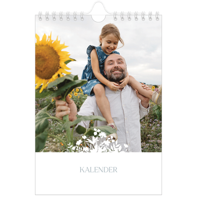 A5 Foto Kalender — Blomstmotiv [kalender forside]