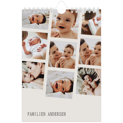 A5 Foto Kalender — Dynamiske billeder [kalender forside]