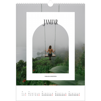 A3 Foto Kalender — Den åbne bue