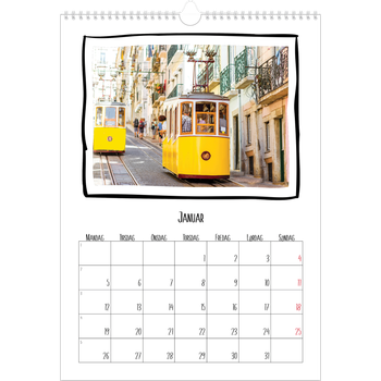 A3 Foto Kalender — Albums øjeblik