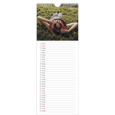 Køkkenkalender  — Endeløs flugt [Maj]