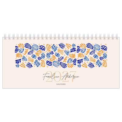 Bordkalendere — Minimalistisk koral [kalender forside]