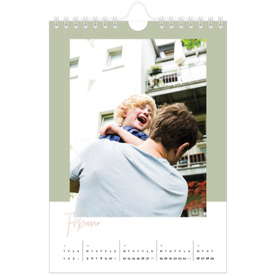 A5 Foto Kalender — Jordiske rammer [Februar]