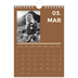 A5 Foto Kalender — Moderne og dristig [Marts]