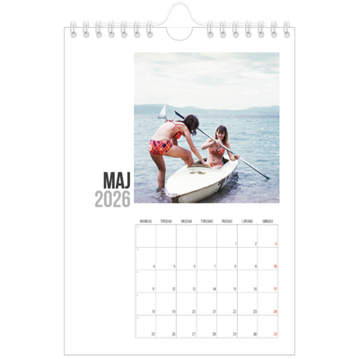 A5 Foto Kalender — Forkortet tekst [kalender forside]