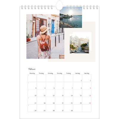 Fotokalender A4 (20 x 30 cm) — Pastellfarver [Februar]