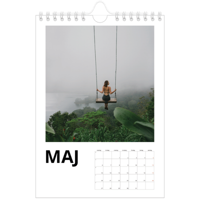 A5 Foto Kalender — White space [kalender forside]