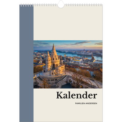 Årskalender A3 — Verdens seværdigheder [kalender forside]