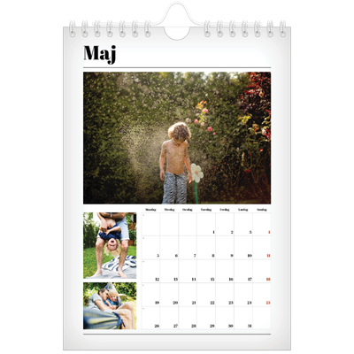 A5 Foto Kalender — Avisstil [kalender forside]