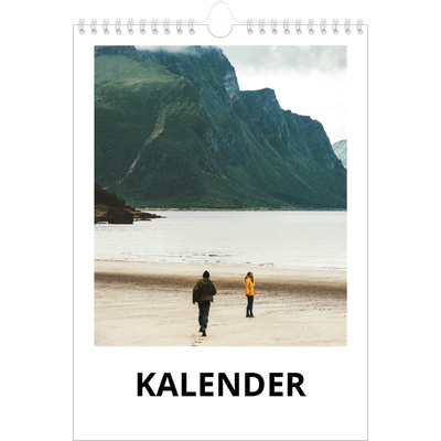Fotokalender A4 (20 x 30 cm) — White space [kalender forside]