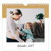 Årskalender kvadratisk — Kalender med "To do"-liste [kalender forside]