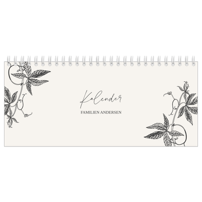 Bordkalendere — Blek & blomst [kalender forside]