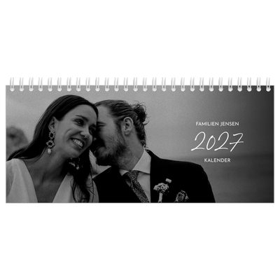 Bordkalendere — Elegant skrift [kalender forside]