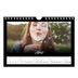 A5 Foto Kalender — Sort minimal [April]