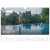 A3 Foto Kalender — Simpel serif [Marts]
