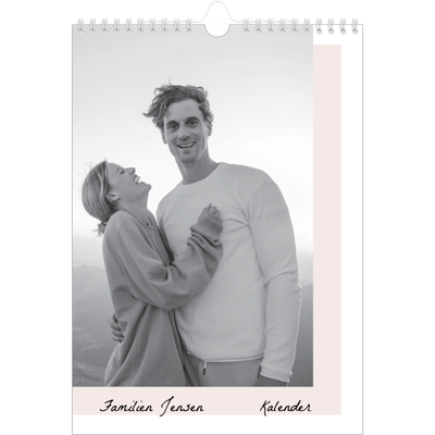 Fotokalender A4 (20 x 30 cm) — Farverige rammer [kalender forside]