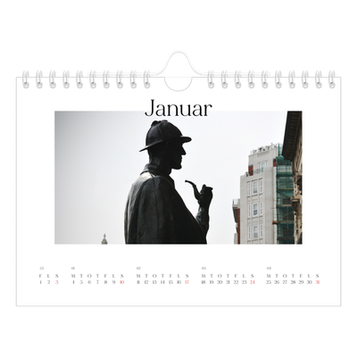 A5 Foto Kalender — Min rejseskildring [Januar]
