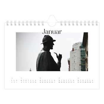 A5 Landskab Fotokalender — Min rejseskildring