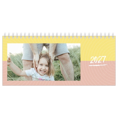 Bordkalendere — Farverig kalender [kalender forside]