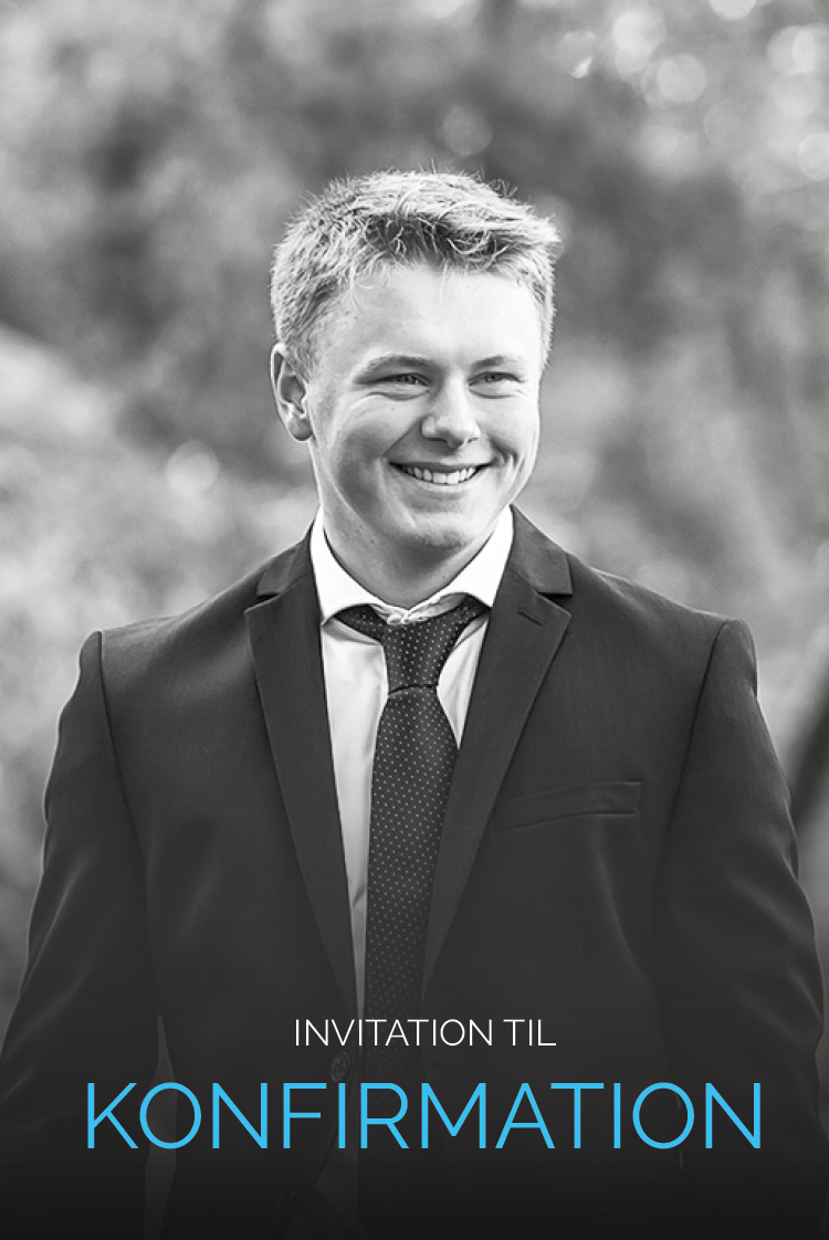 Invitationer — Stilren typografi