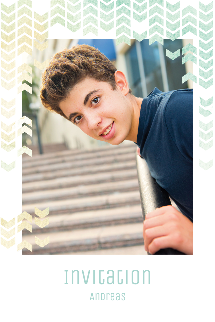 Invitationer — Geometrisk regn