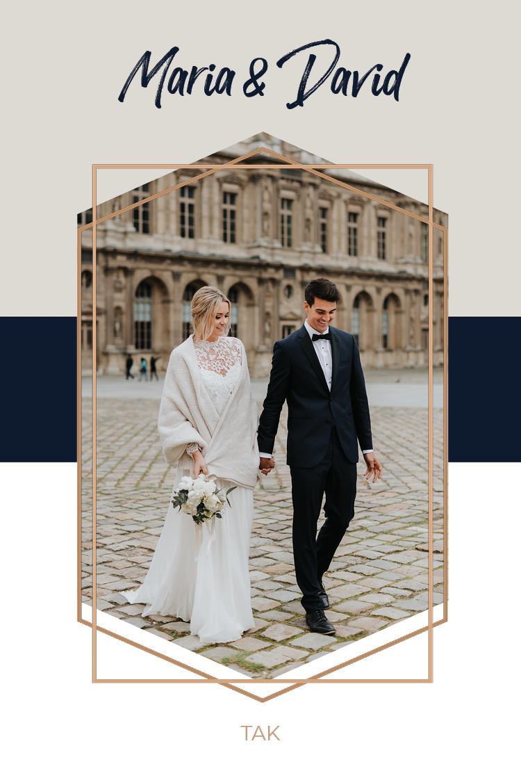 Takkekort — Sort bånd