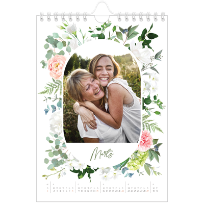 A5 Foto Kalender — Klassiske blomster [Marts]