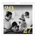 Årskalender kvadratisk — Store tal i glitter [kalender forside]