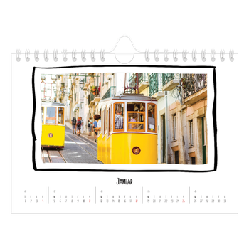 A5 Landskab Fotokalender — Albums øjeblik